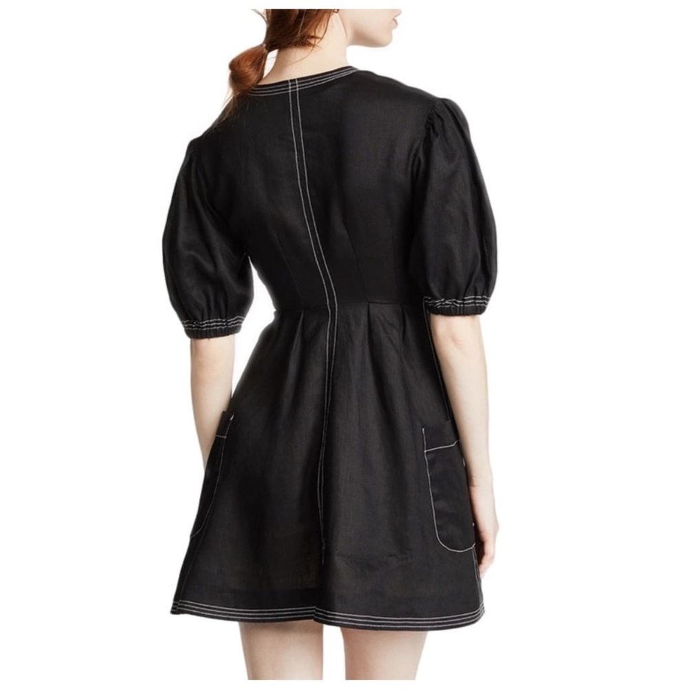 Abalone Large Button Dress - Picture 2 of 4